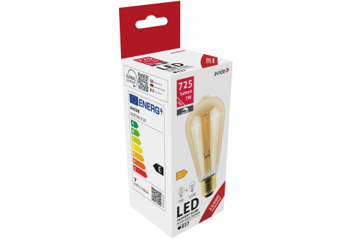 LED Filament ST57 Dimmable/Amber 