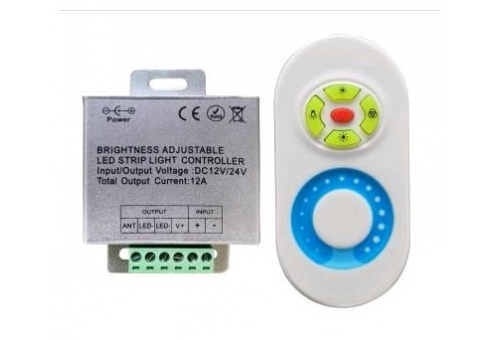 LED Strip 12V 144W Dimmer Keys Remote and Controller
