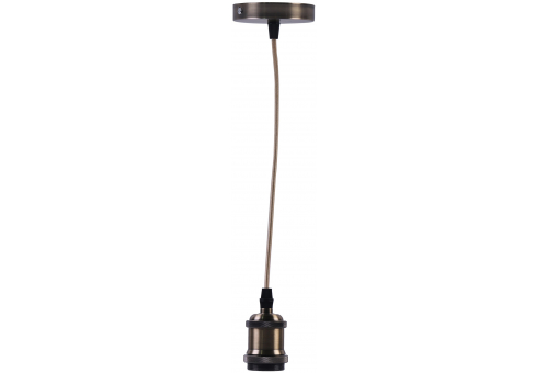 Avide Pendant Lamp Socket Bronze 1xE27