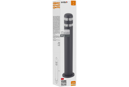 Outdoor Post Lamp York LED Antracit